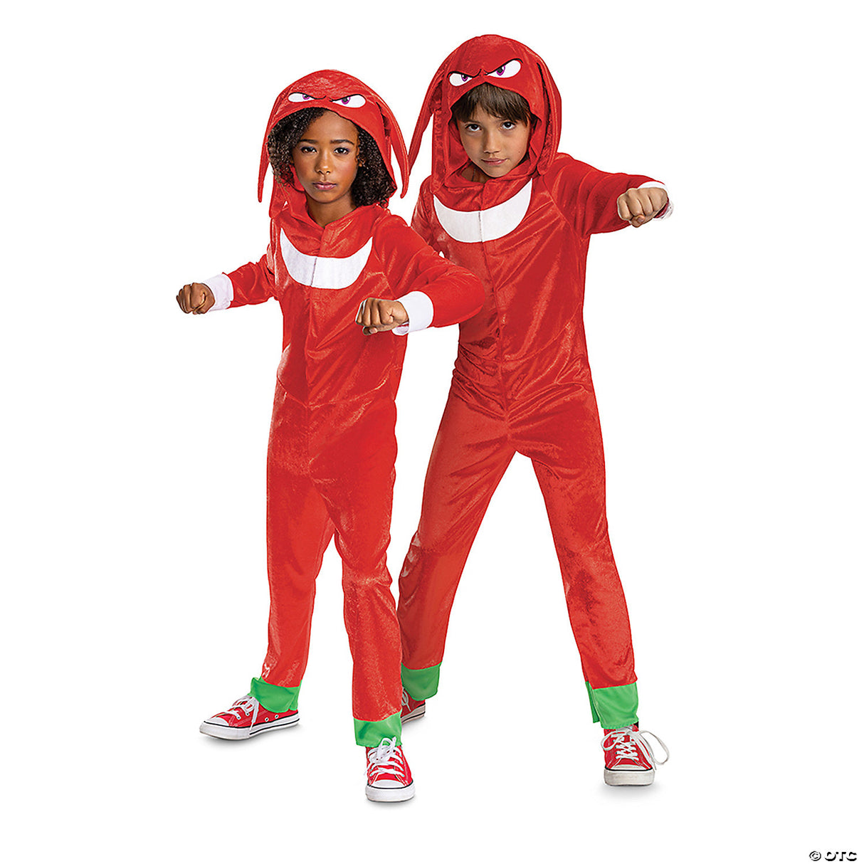 Sonic Knuckles Classic 10-12 - Halloween Costume Outfit Cosplay Party Dress Up