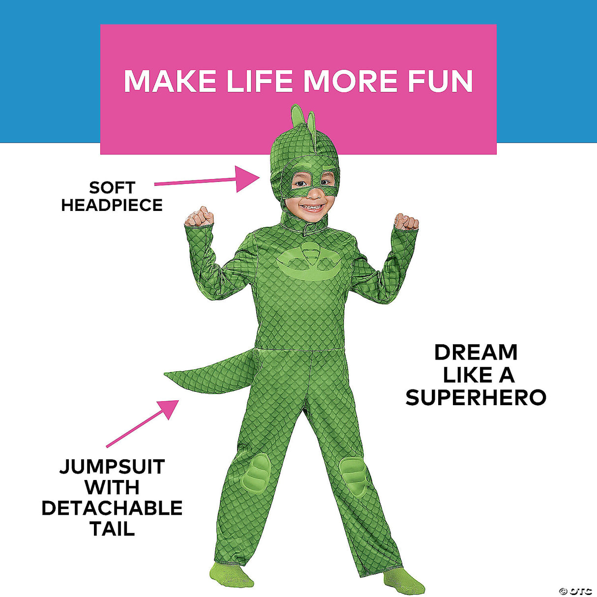 GEKKO CLASSIC TODDLER 3T-4T - Toddler Halloween Costume Cosplay Dress Up & Party