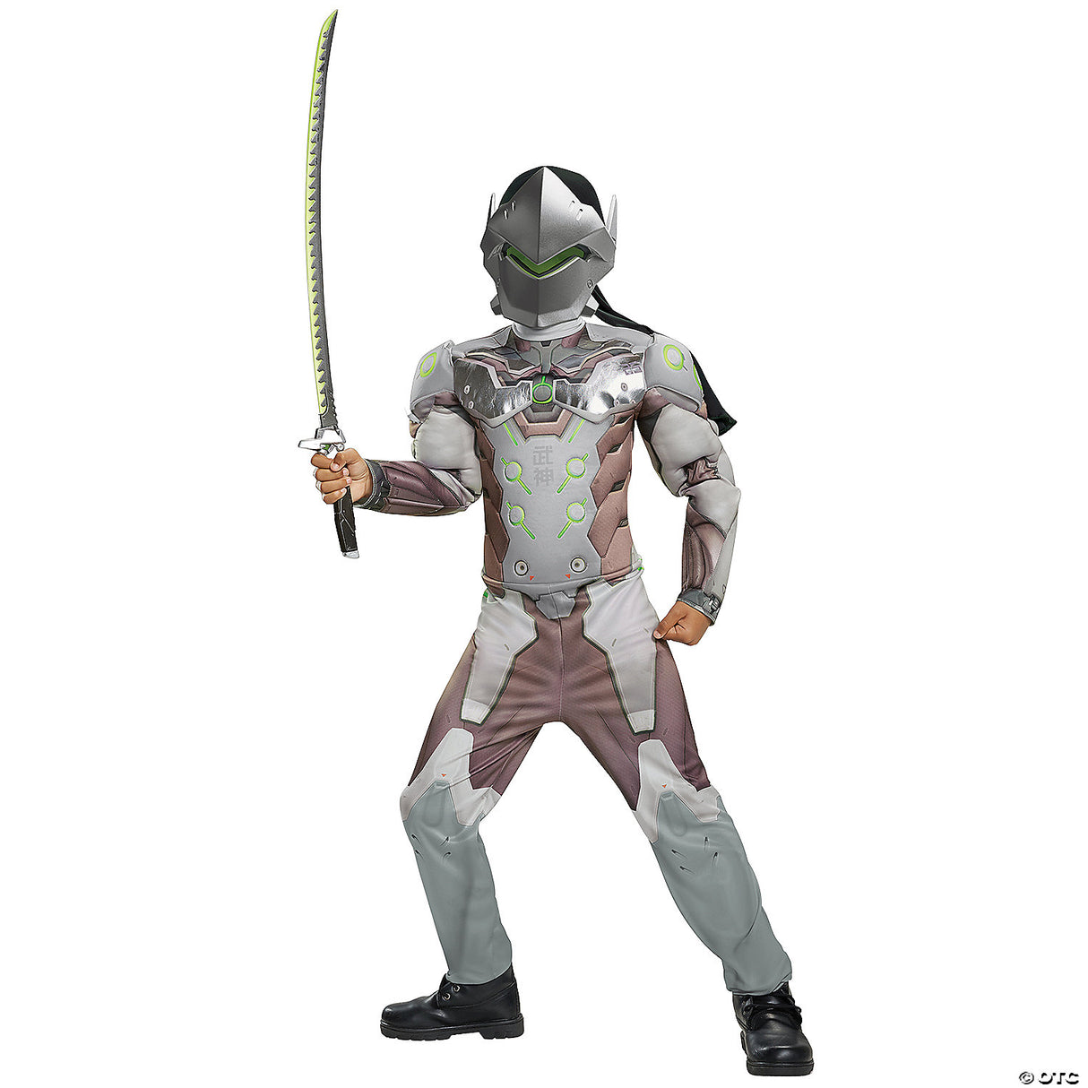 CHILD'S GENJI MUSCLE-SIZE 4-6 - Kids Halloween Costume Cosplay & Party Outfit