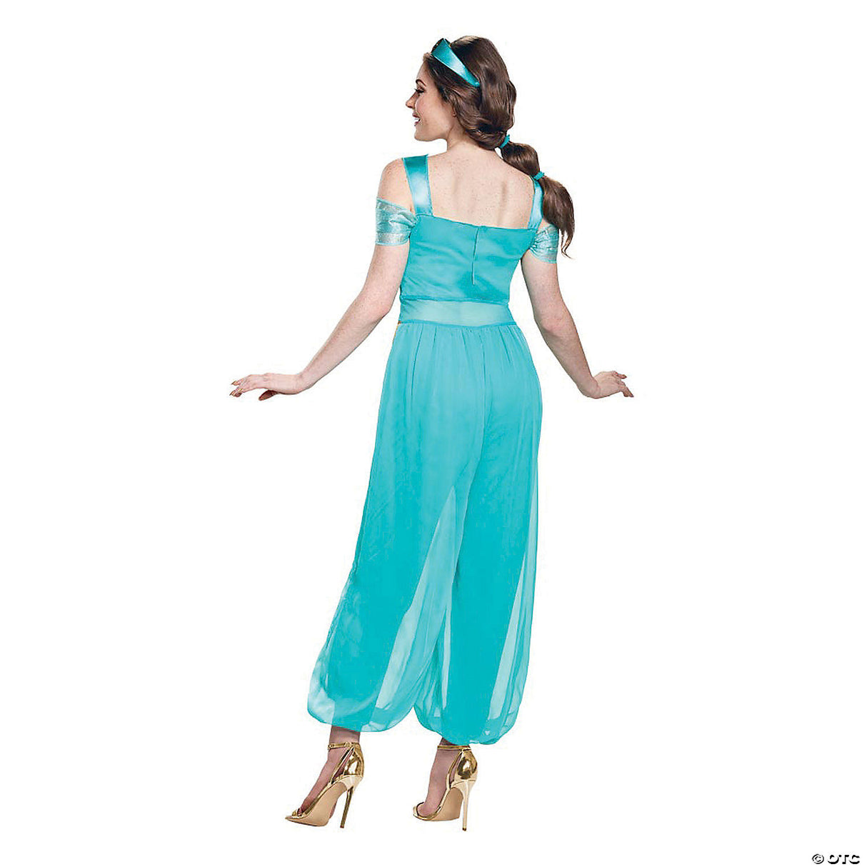 Jasmine Deluxe Adult Costume 2-4 – Disney Princess Halloween Cosplay Outfit