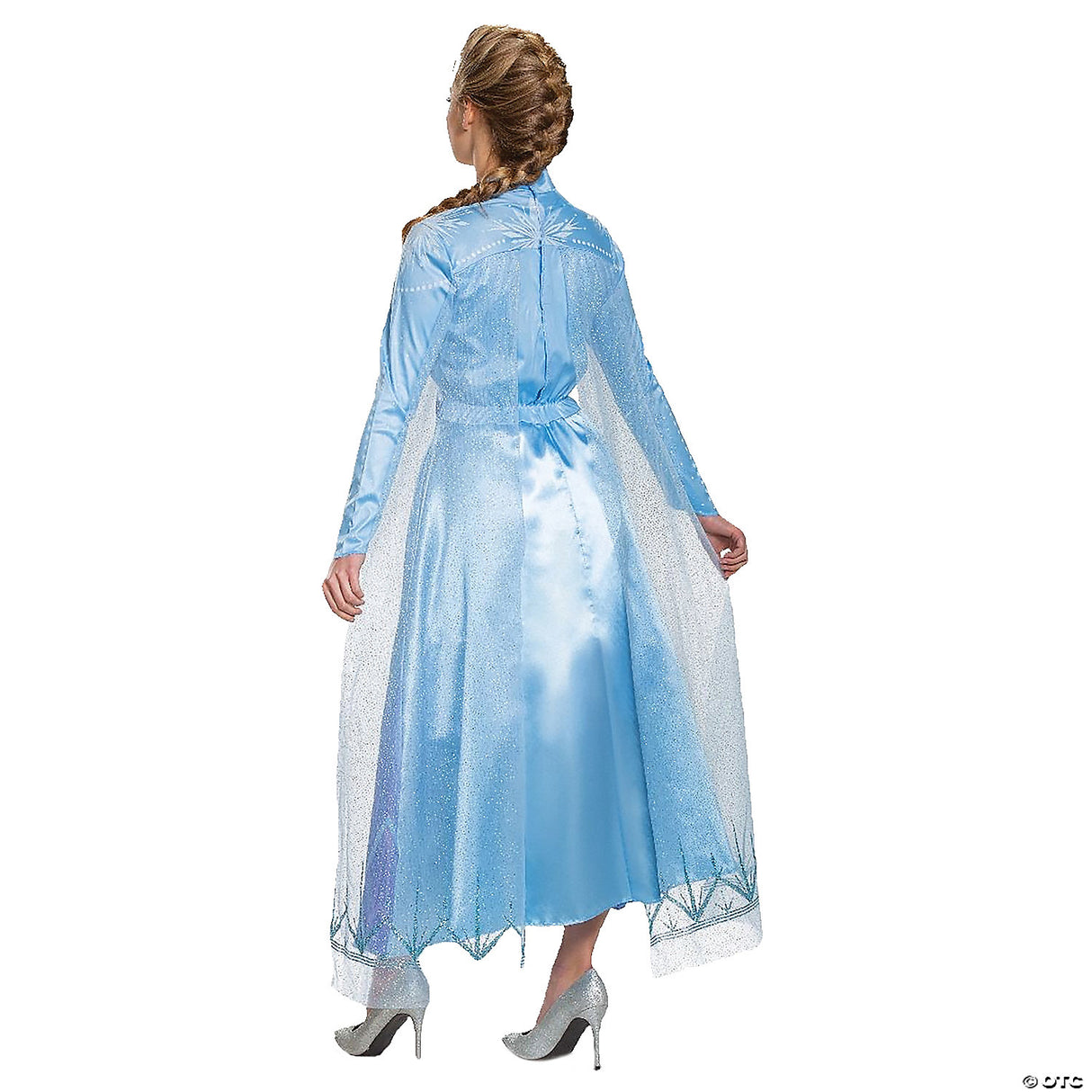 Frozen 2 Elsa Deluxe Adult Costume 4-6 Disney Princess Halloween Cosplay Outfit