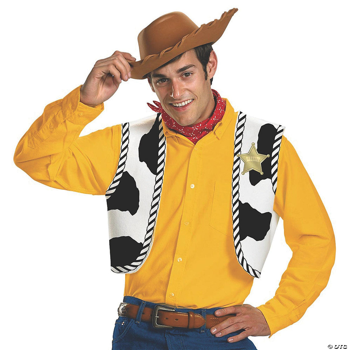 Adults Woody Accessories Kit – Disney Toy Story Halloween Costume Accessory