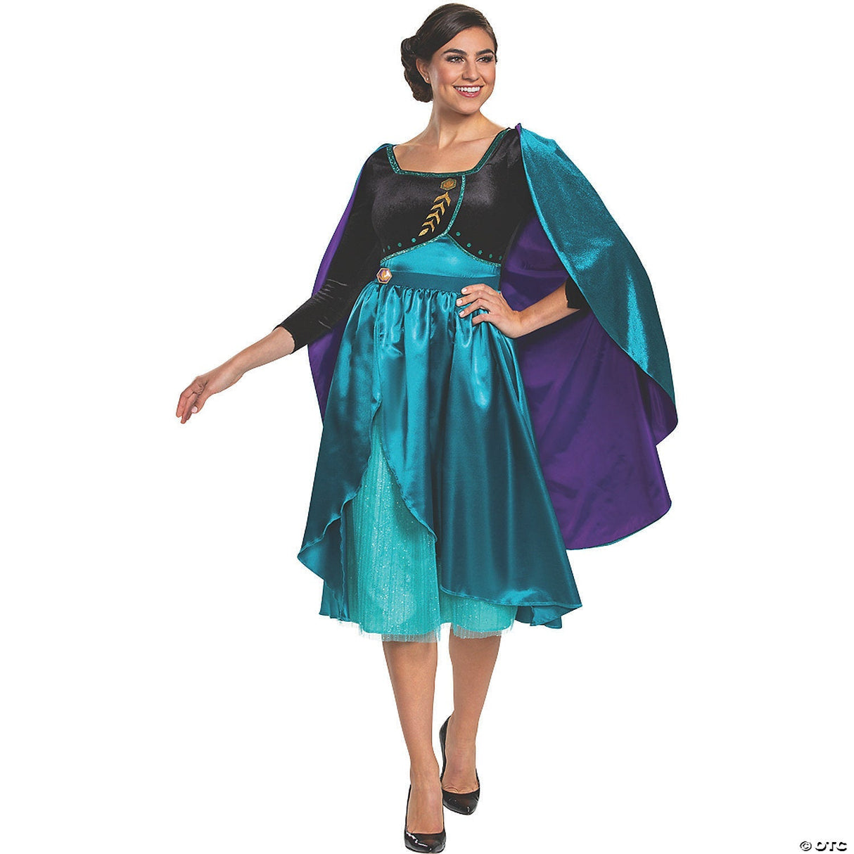 Women's Deluxe Frozen 2 Queen Anna Costume – Extra Small - Halloween Costume