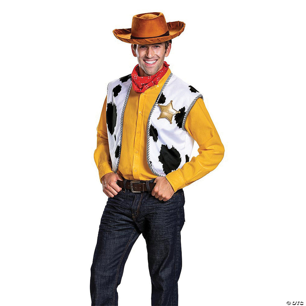 Men's Deluxe Toy Story 4™ Woody Costume Kit - Adult Halloween Costume Accessory