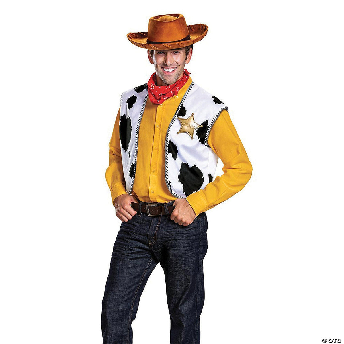 Men's Deluxe Toy Story 4™ Woody Costume Kit - Adult Halloween Costume Accessory
