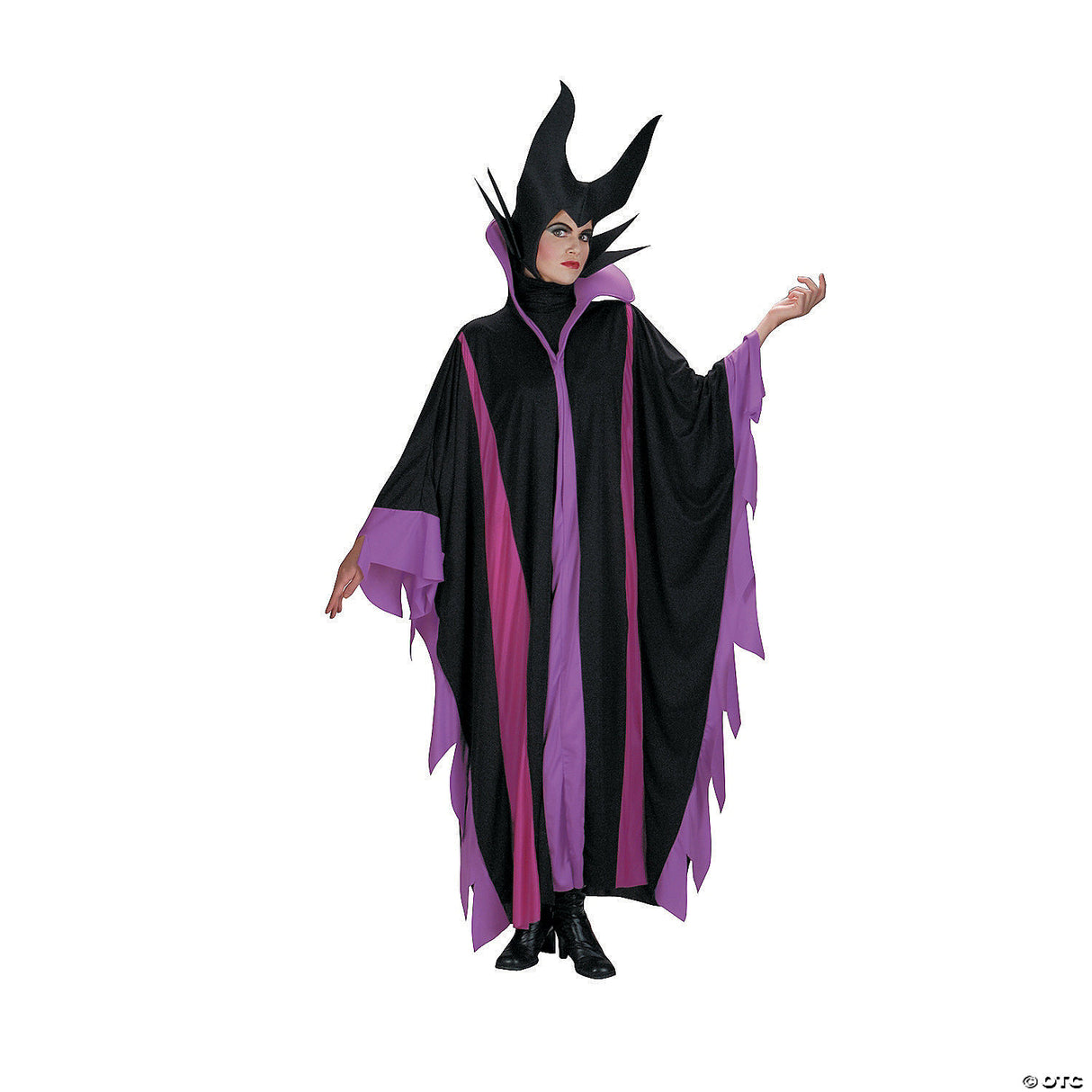 Women’s Maleficent Costume – Sleeping Beauty Disney Villain Dress - Large