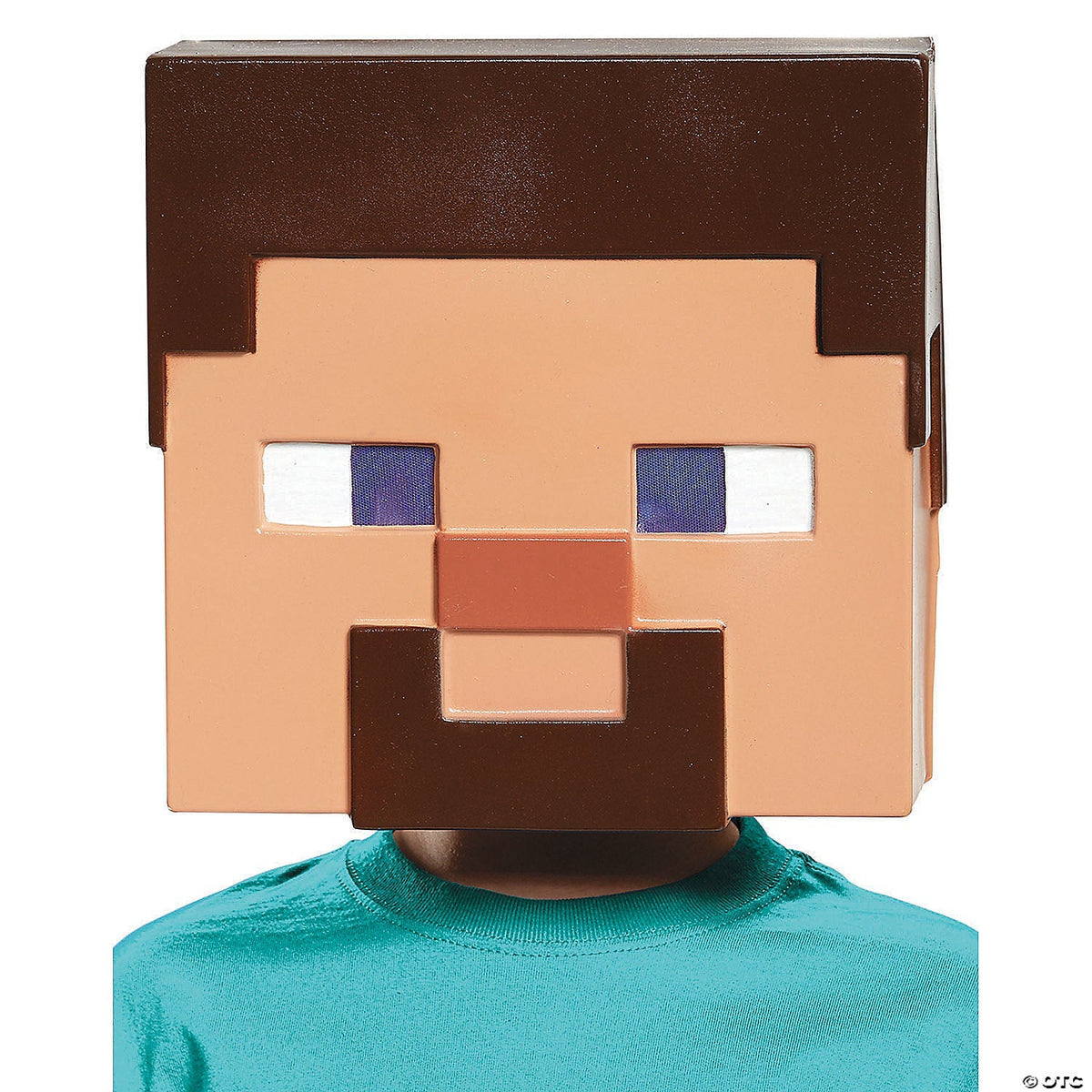 Adults Minecraft Steve Vacuform Mask - Video Game Costume Accessory Prop