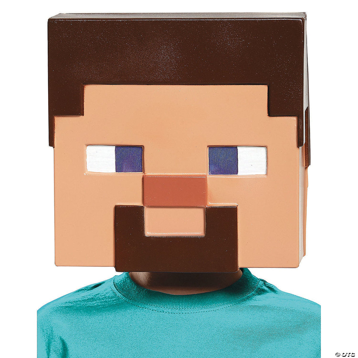 Adults Minecraft Steve Vacuform Mask - Video Game Costume Accessory Prop