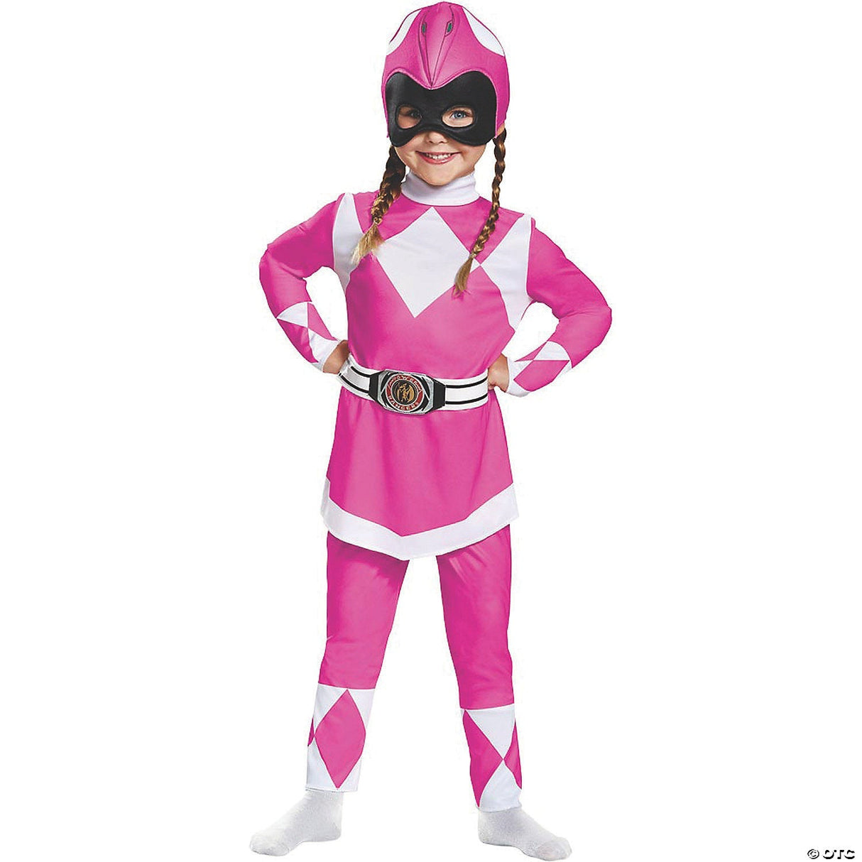 TODDLER POWER RANGERS PINK RANGER COST - Toddler Halloween Costume Cosplay Dress