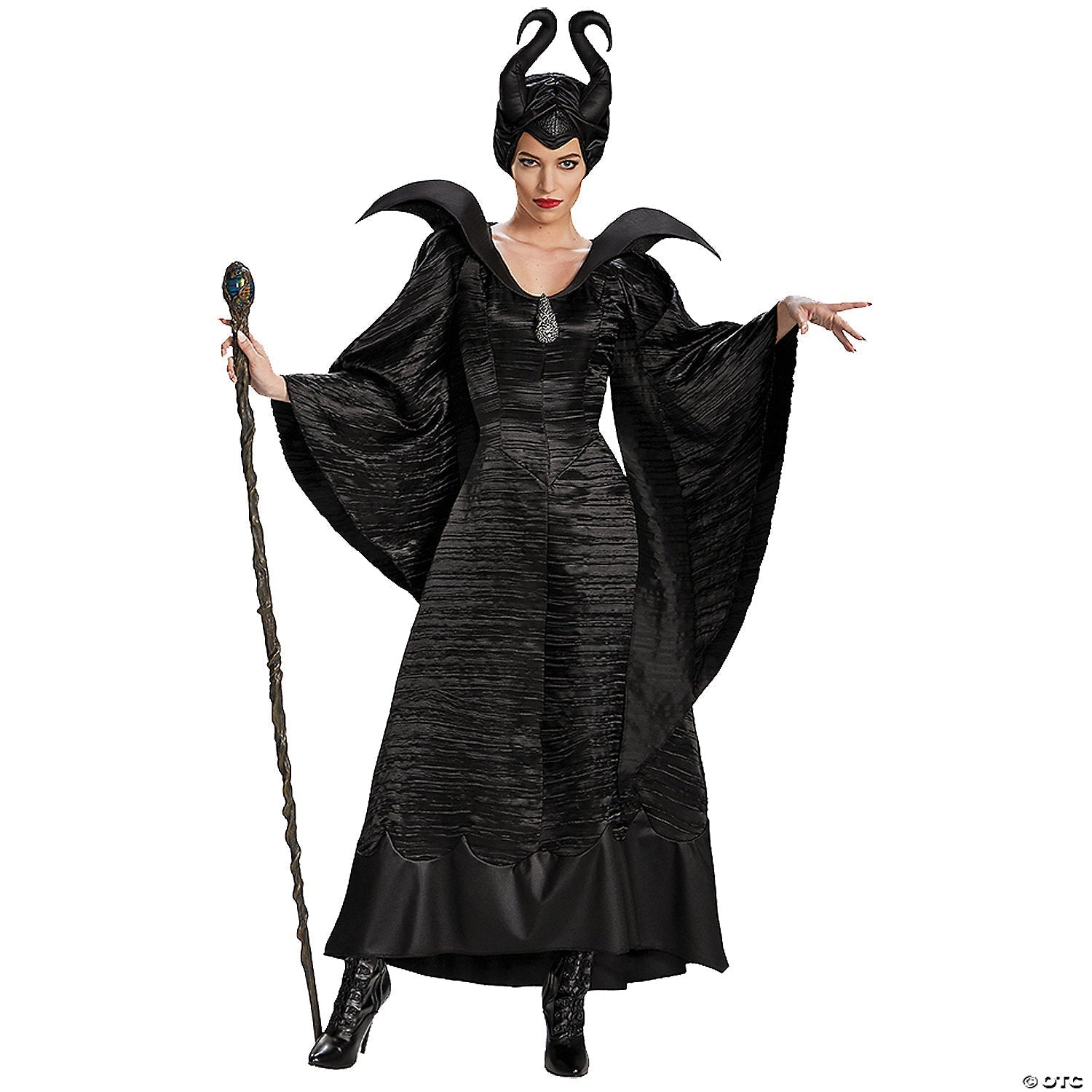 WOMEN'S MALEFICENTADLT 18-20 PLUS SZ - Scary Halloween Costume Adult Cosplay