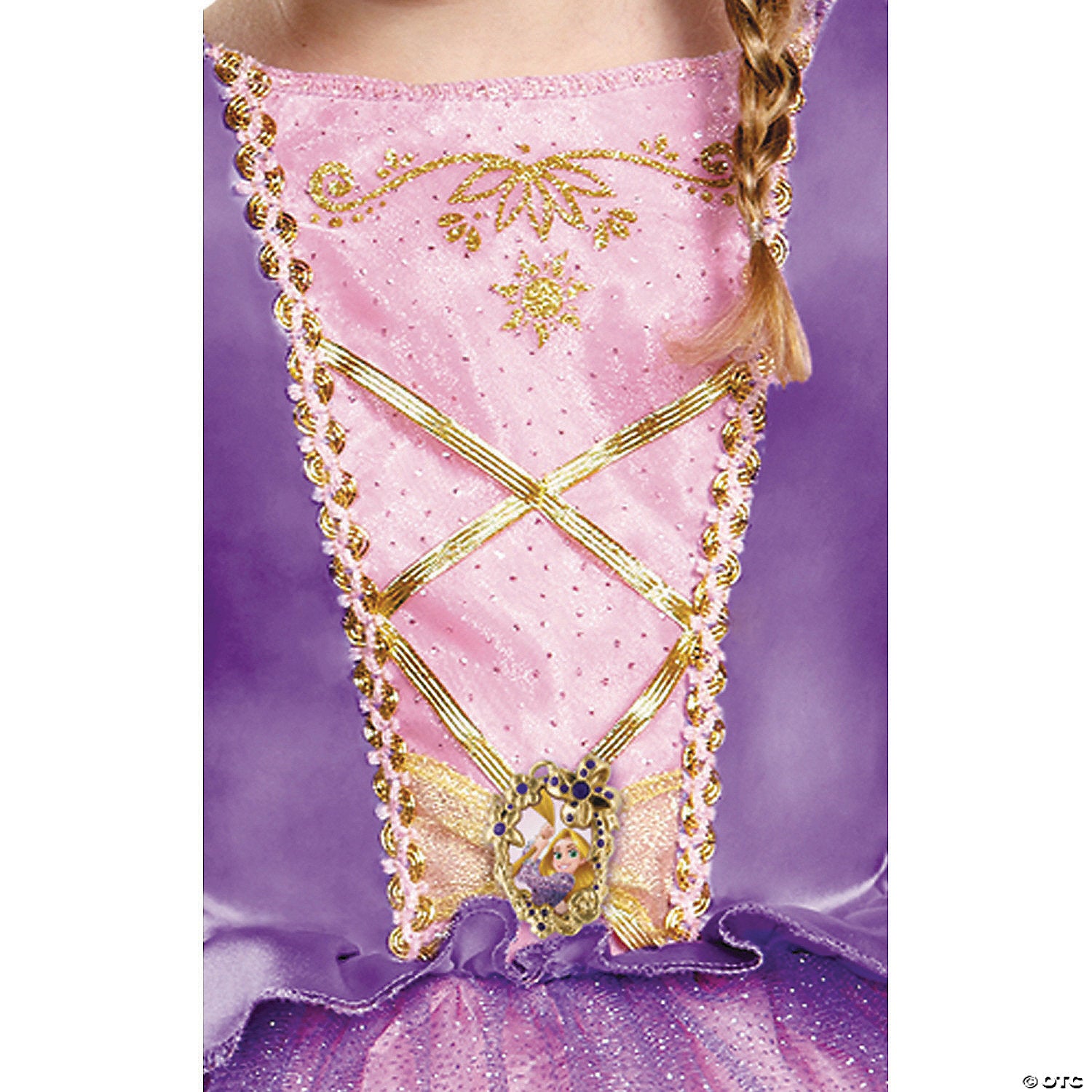 GIRL'S DISNEY RAPUNZEL CSTM TDLR 2T - Halloween Costume Dress Up Party Outfit