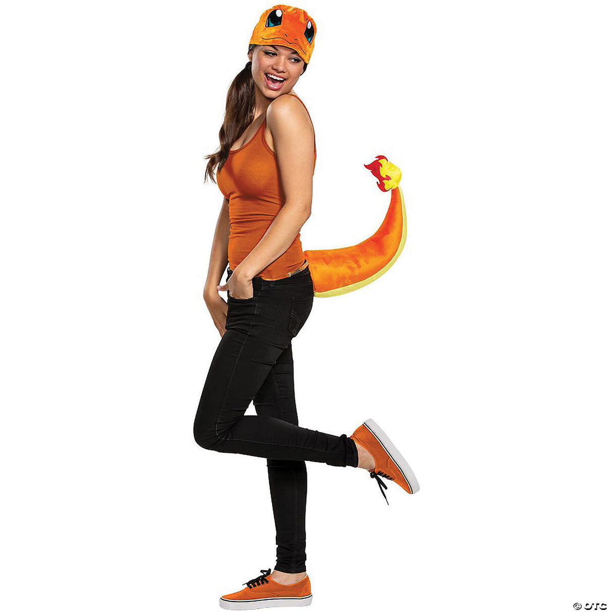 Adults Pokémon Charmander Accessory Kit – Funny Anime Halloween Cosplay Costume