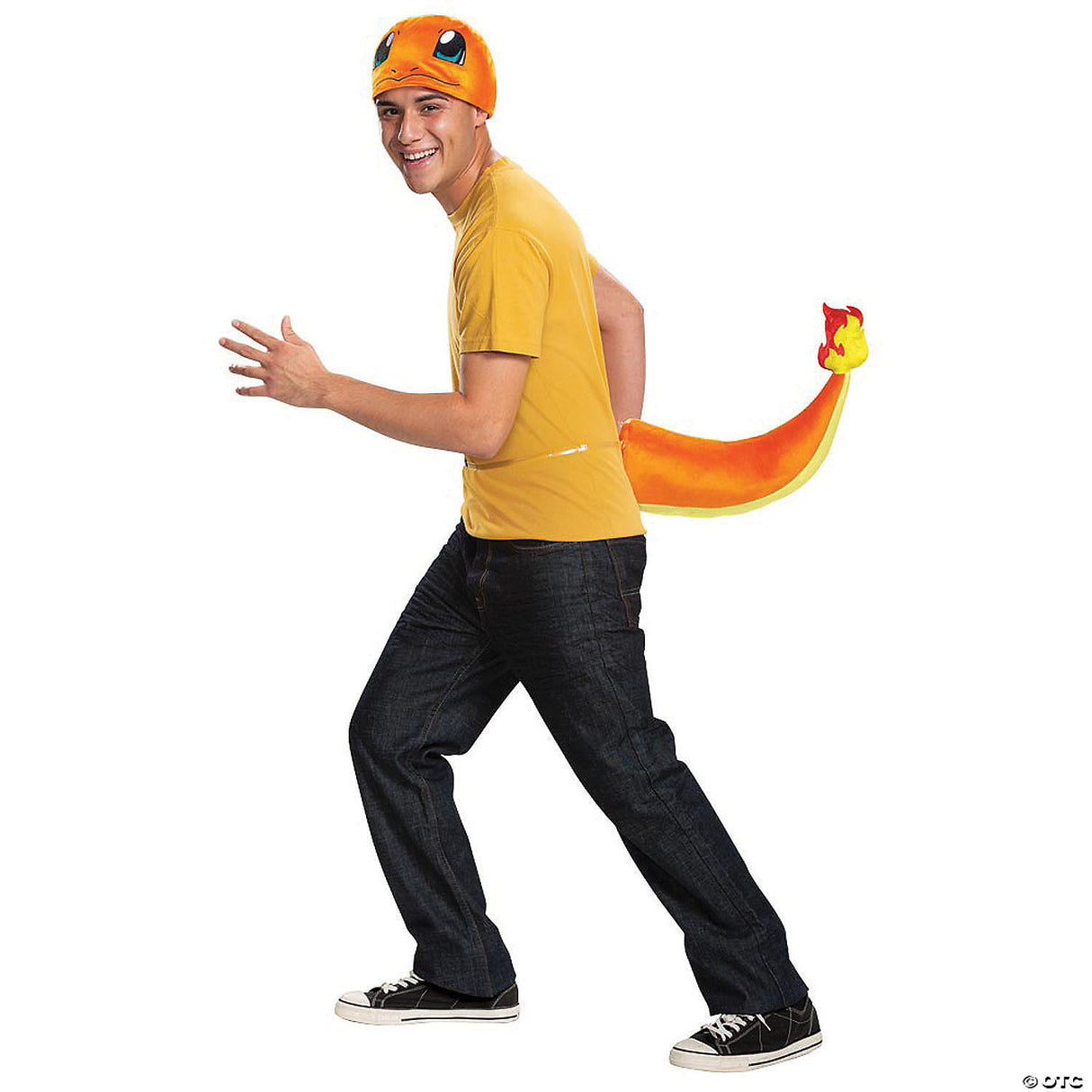 Adults Pokémon Charmander Accessory Kit – Funny Anime Halloween Cosplay Costume