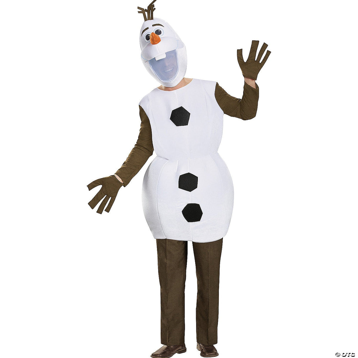 Adult Olaf Deluxe Costume – Frozen Disney Snowman Cosplay Halloween XXL 50-52