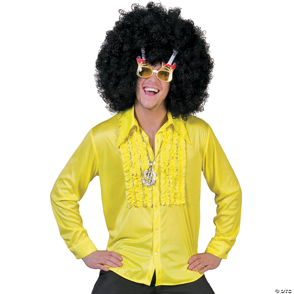 Saturday Night Fever Adult Pink Costume Medium – Disco 70s Party Outfit Cosplay