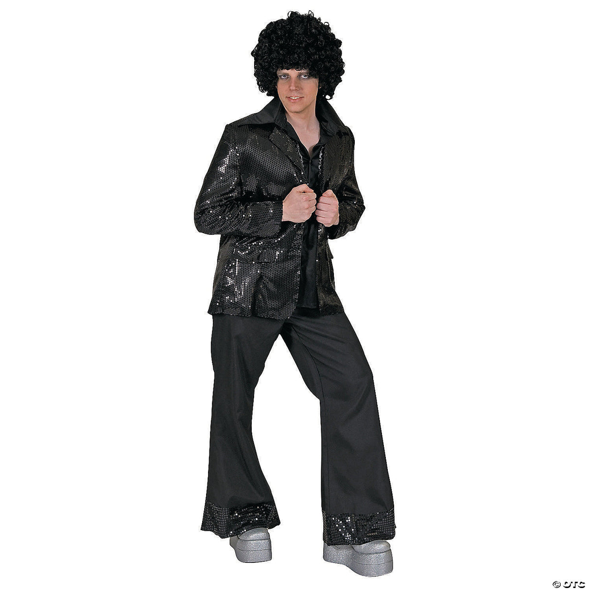 Disco Jacket Gold Adult Large – 70s Halloween Costume Retro Dance Party Outfit