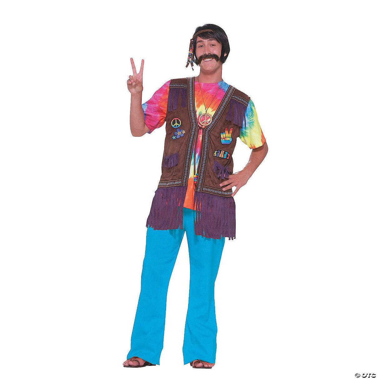 Men's Plaid Leisure Suit 70s Costume - Standard - Adult Halloween Costume Access