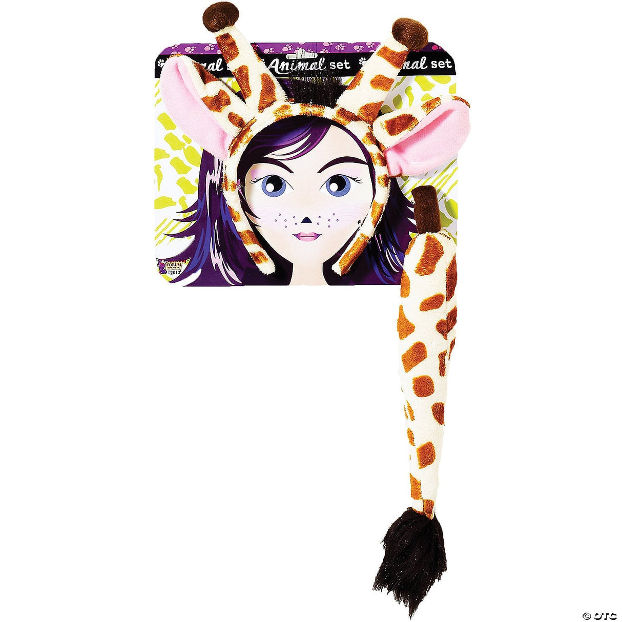 Women’s Giraffe Accessory Kit – Cute Halloween Costume Set