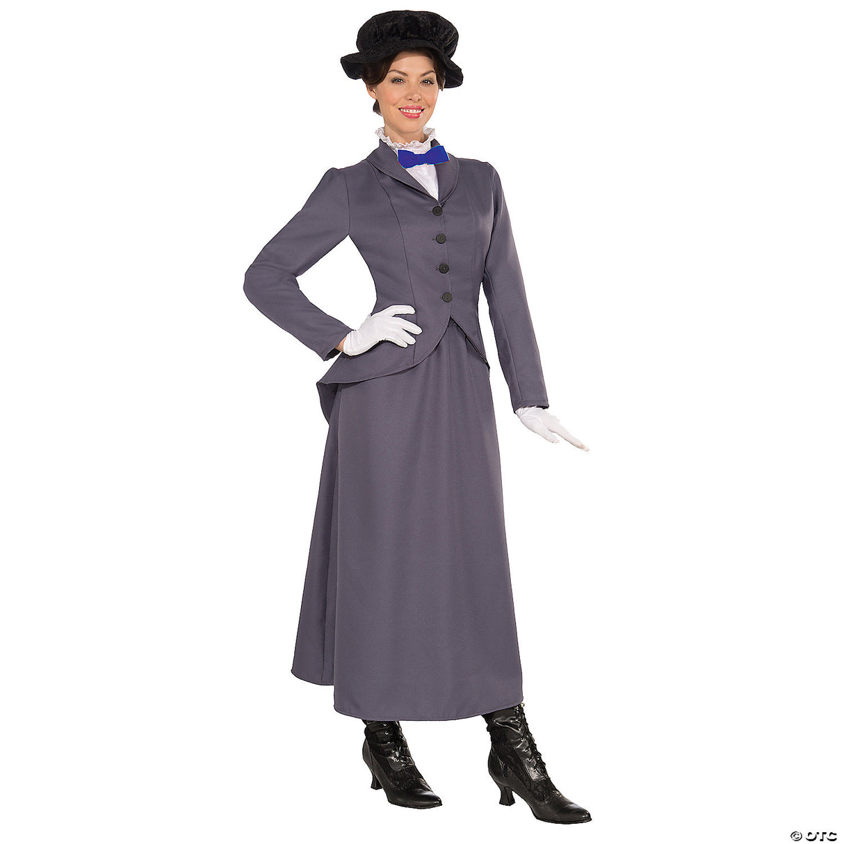 Women's English Nanny Costume - Halloween Costume Accessory Party Dress Up