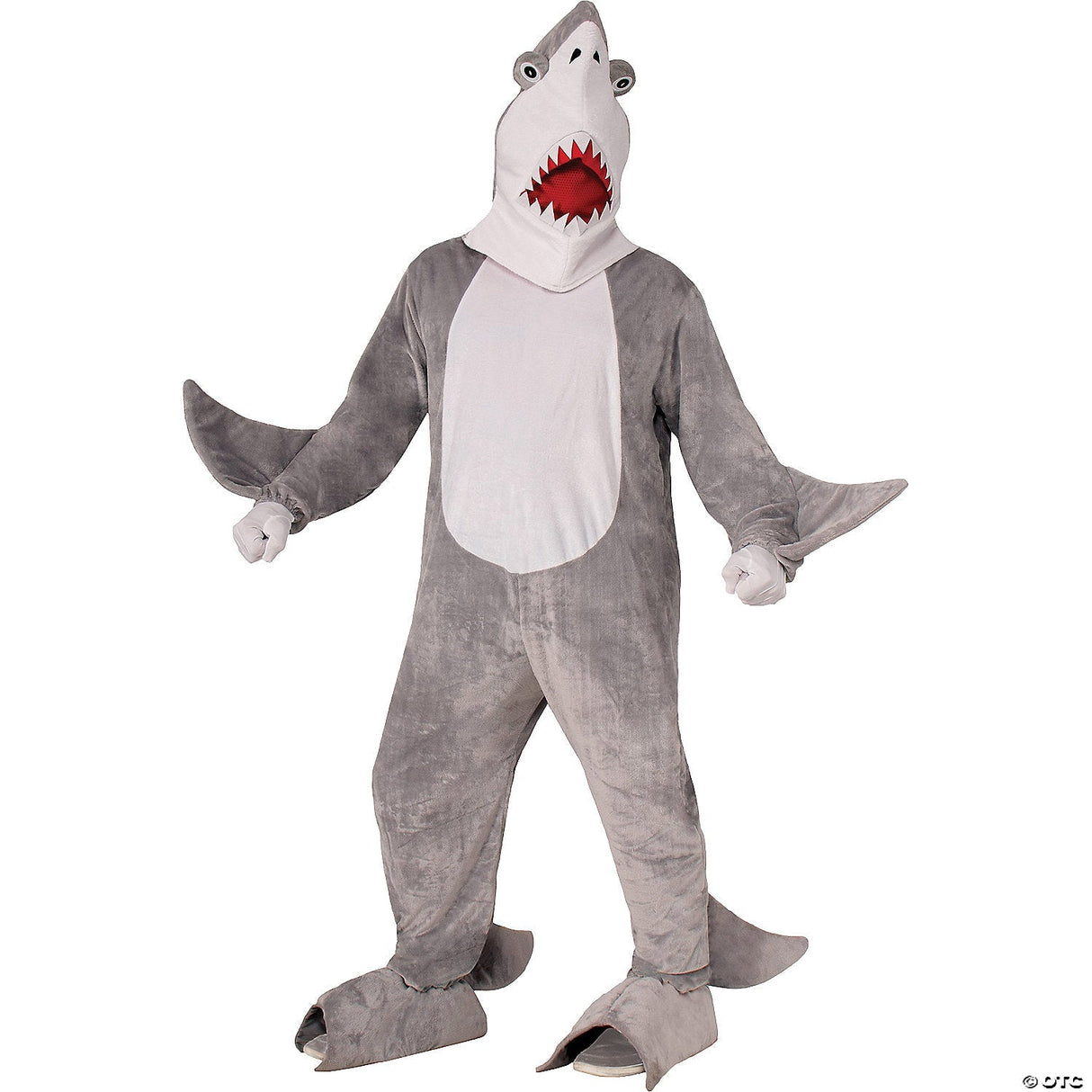 Adults Shark Chomper Mascot Costume – Funny Animal Halloween Party Outfit
