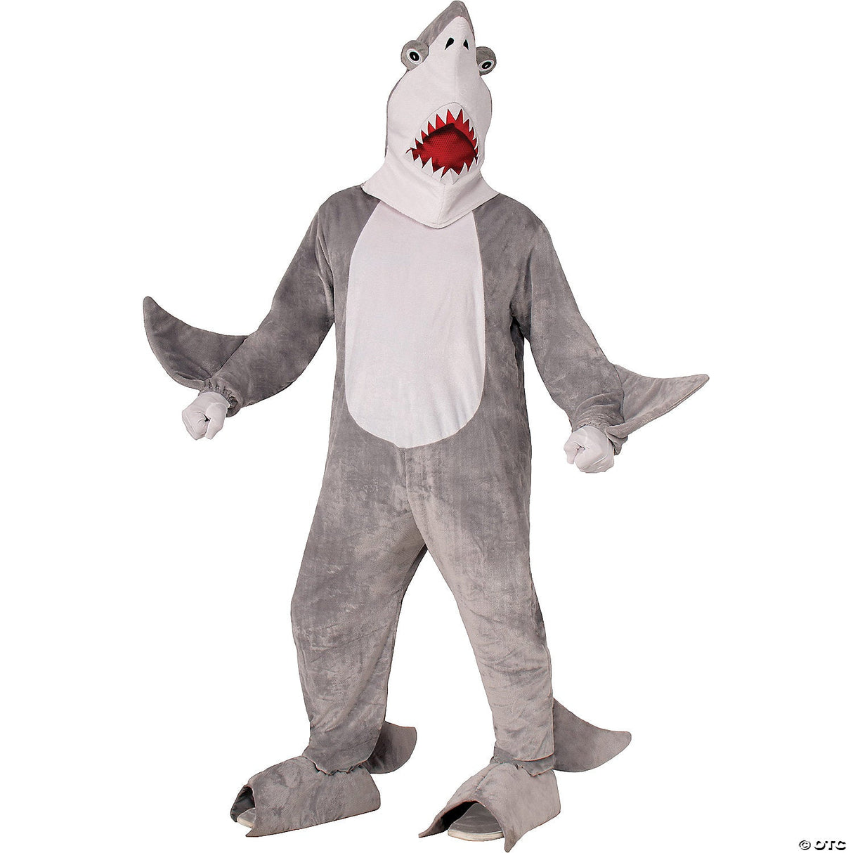 Adults Shark Chomper Mascot Costume – Funny Animal Halloween Party Outfit