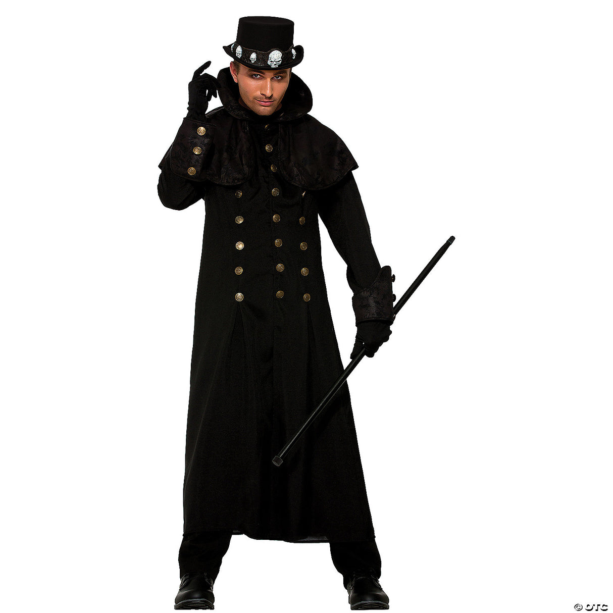 Men's Warlock Coat - Scary Halloween Costume Adult Outfit Cosplay Party Event