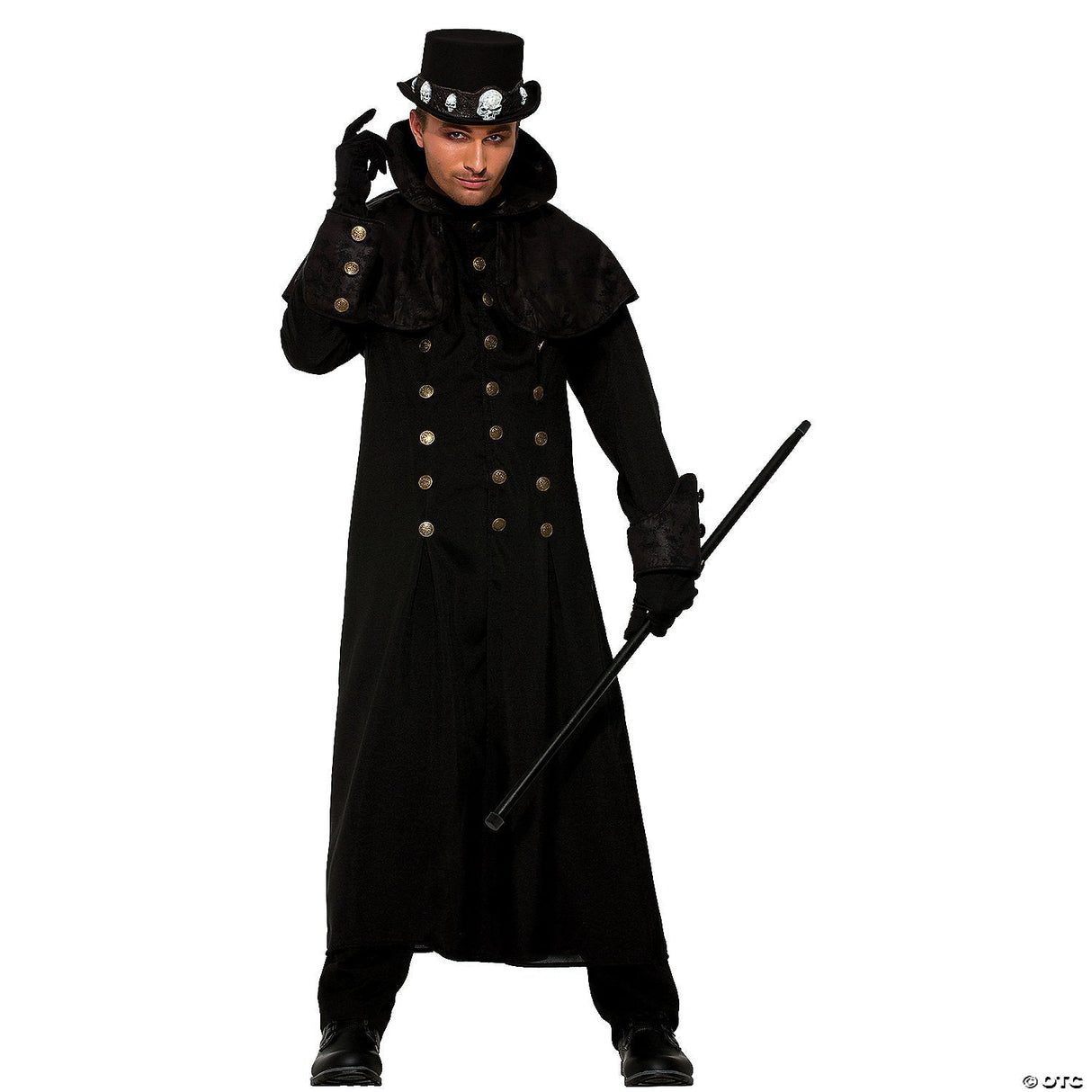 Men's Warlock Coat - Scary Halloween Costume Adult Outfit Cosplay Party Event