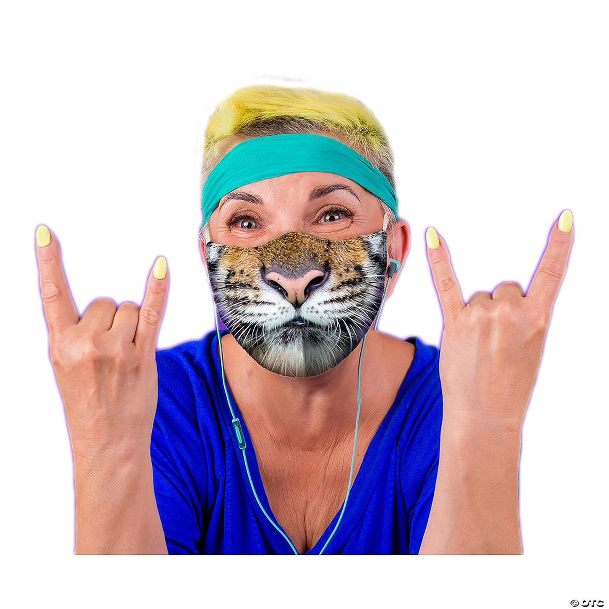 Adults Kitty Cat Mask Cover - Animal Halloween Costume Accessory Prop