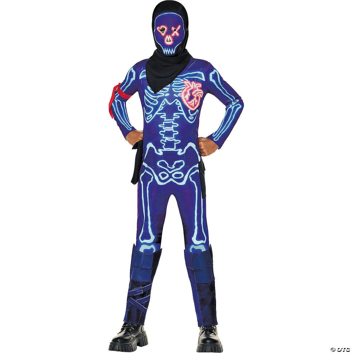 Kids Fortnite Polyester Jumpsuit Party Trooper Costume - Extra Large 14-16