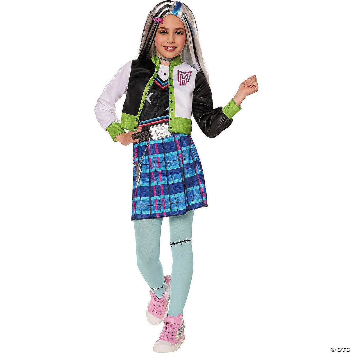 Kids Monster High™ Multicolored Frankie Stein Costume - Medium 7-8