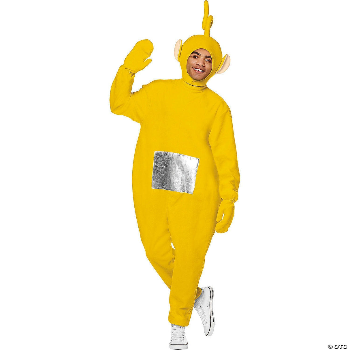 Adults Teletubbies™ Yellow Laa-laa Polyester Jumpsuit Costume - Large 42-46