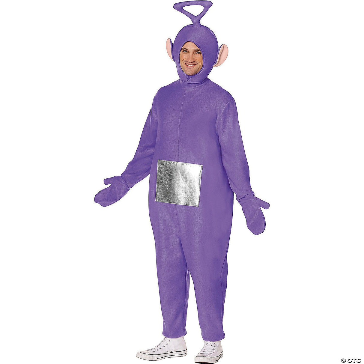 Adults Teletubbies™ Purple Tinky-winky Polyester Jumpsuit Costume - Extra Large 46-48