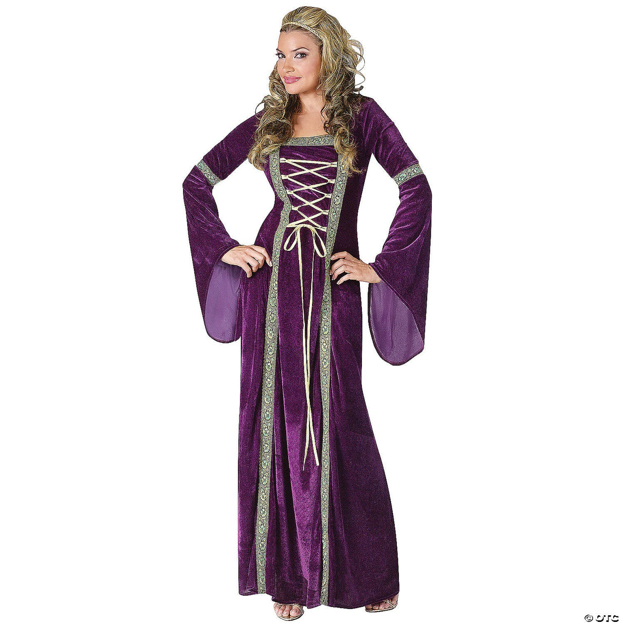 WOMEN'S RENAISSANCE LADY COSTUME - Adult Halloween Costume Cosplay Party Outfit