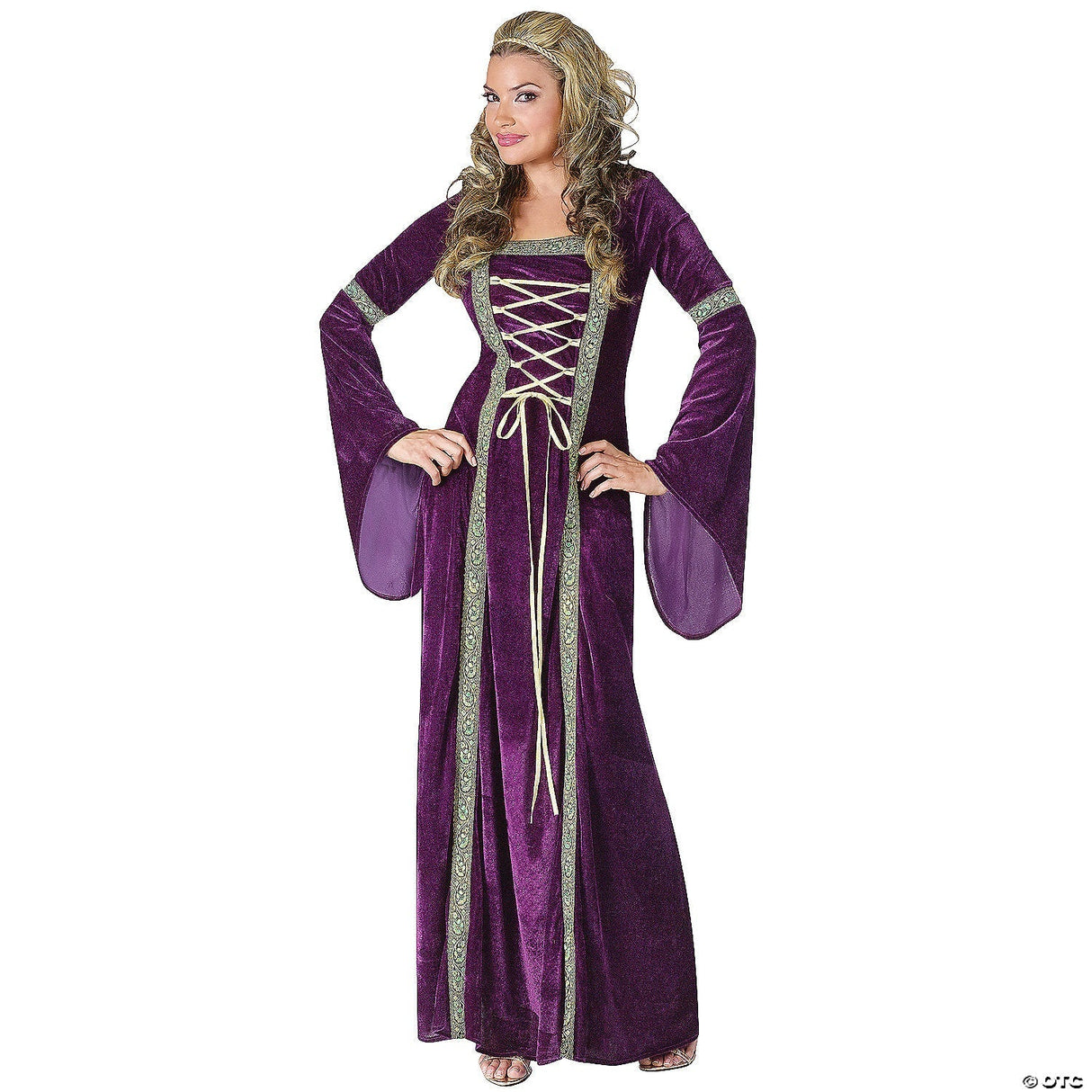 WOMEN'S RENAISSANCE LADY COSTUME - Adult Halloween Costume Cosplay Party Outfit