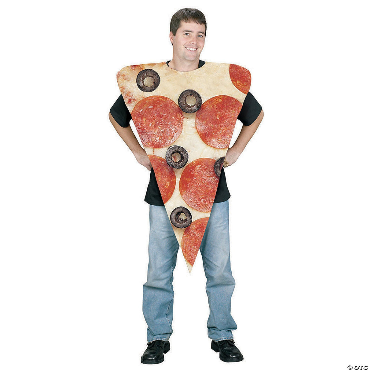 Men's Pizza Slice Costume - Adult Halloween Costume Accessory Party Dress Up