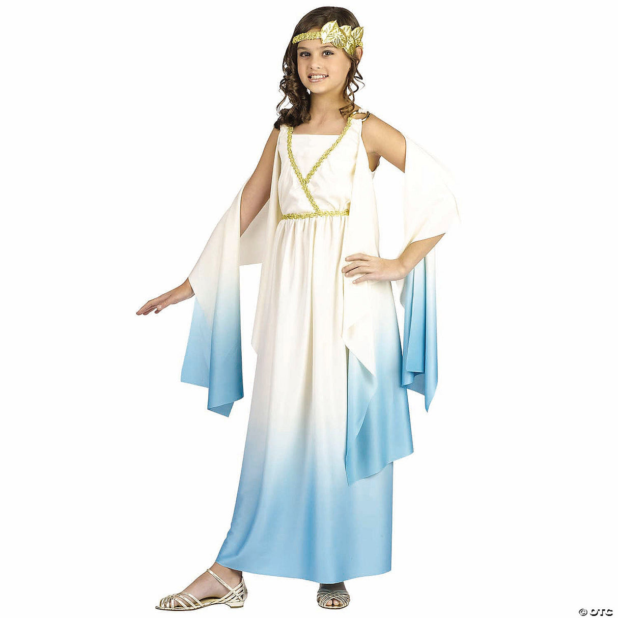 Greek Goddess Chld Lg - Halloween Costume Cosplay & Party Outfit For Kids
