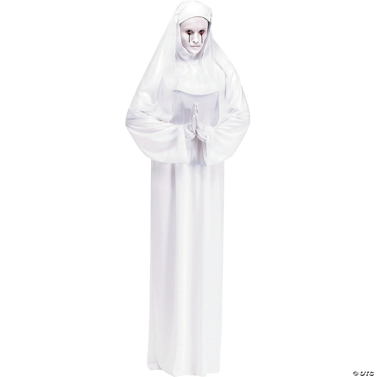 Adult Scary Mary Costume Creepy Halloween Horror Party Dress Up Outfit for Adult