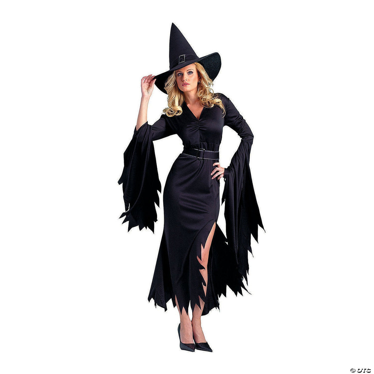 Women's Gothic Witch Costume - Small/Medium - Halloween Costume Accessory Party