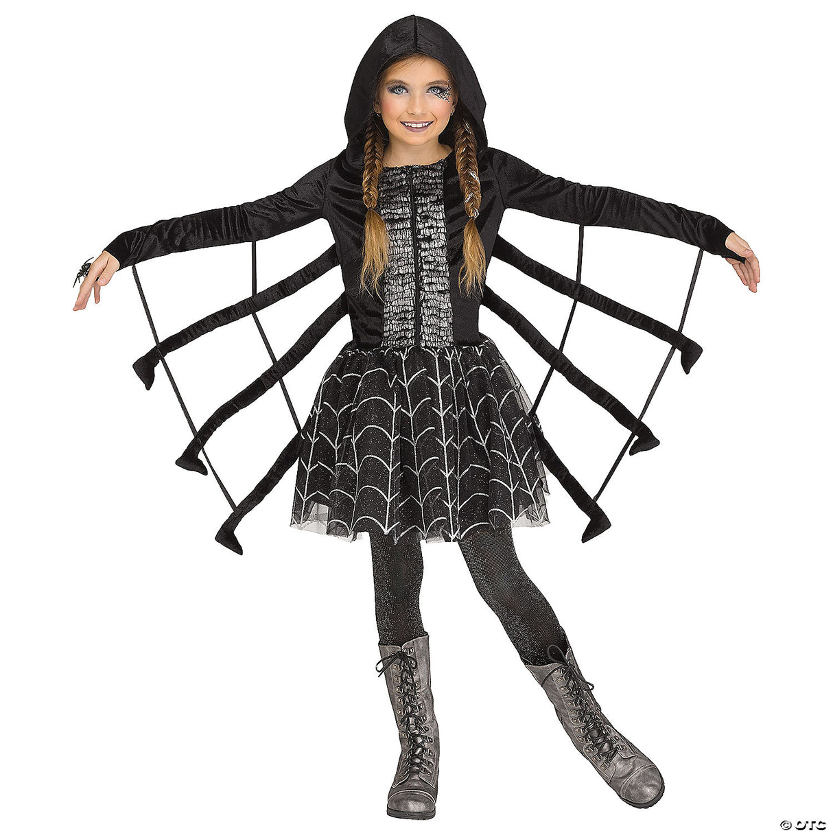 CHILD'S SPARKLING SPIDER-SM - Halloween Costume Cosplay & Party Outfit For Kids