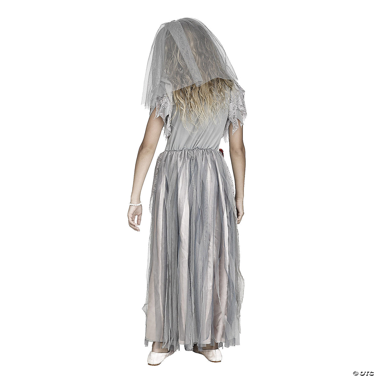 GIRL'S ZOMBIE BRIDE COSTUME - Halloween Costume Dress Up Party Outfit