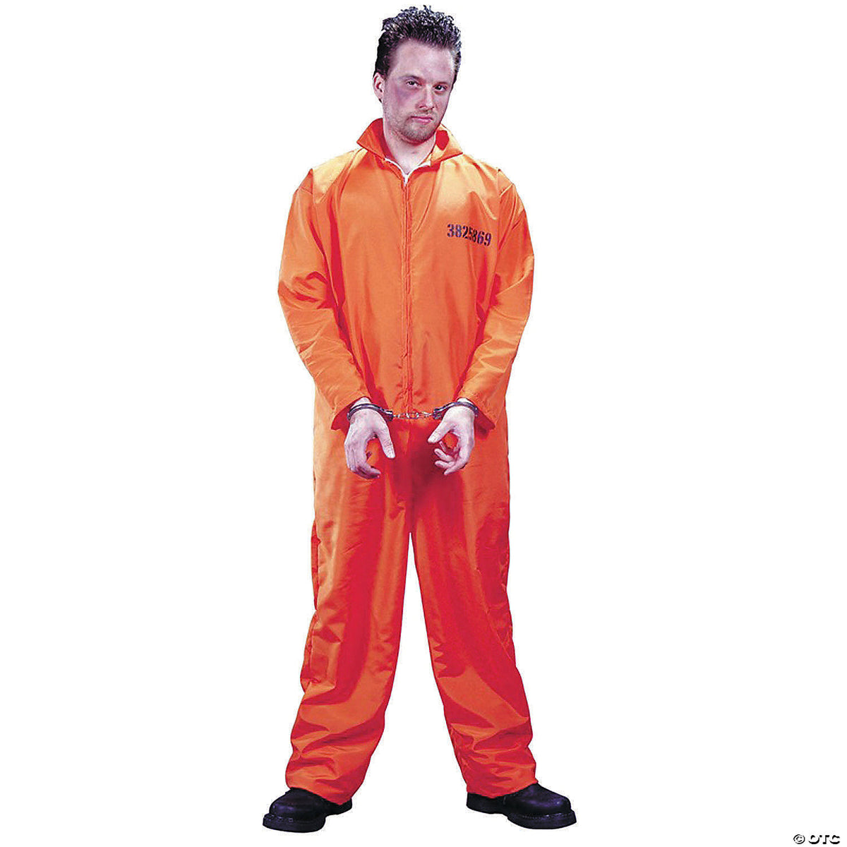 Men's Orange Jumpsuit Got Busted Prison Costume - Halloween Costume Outfit