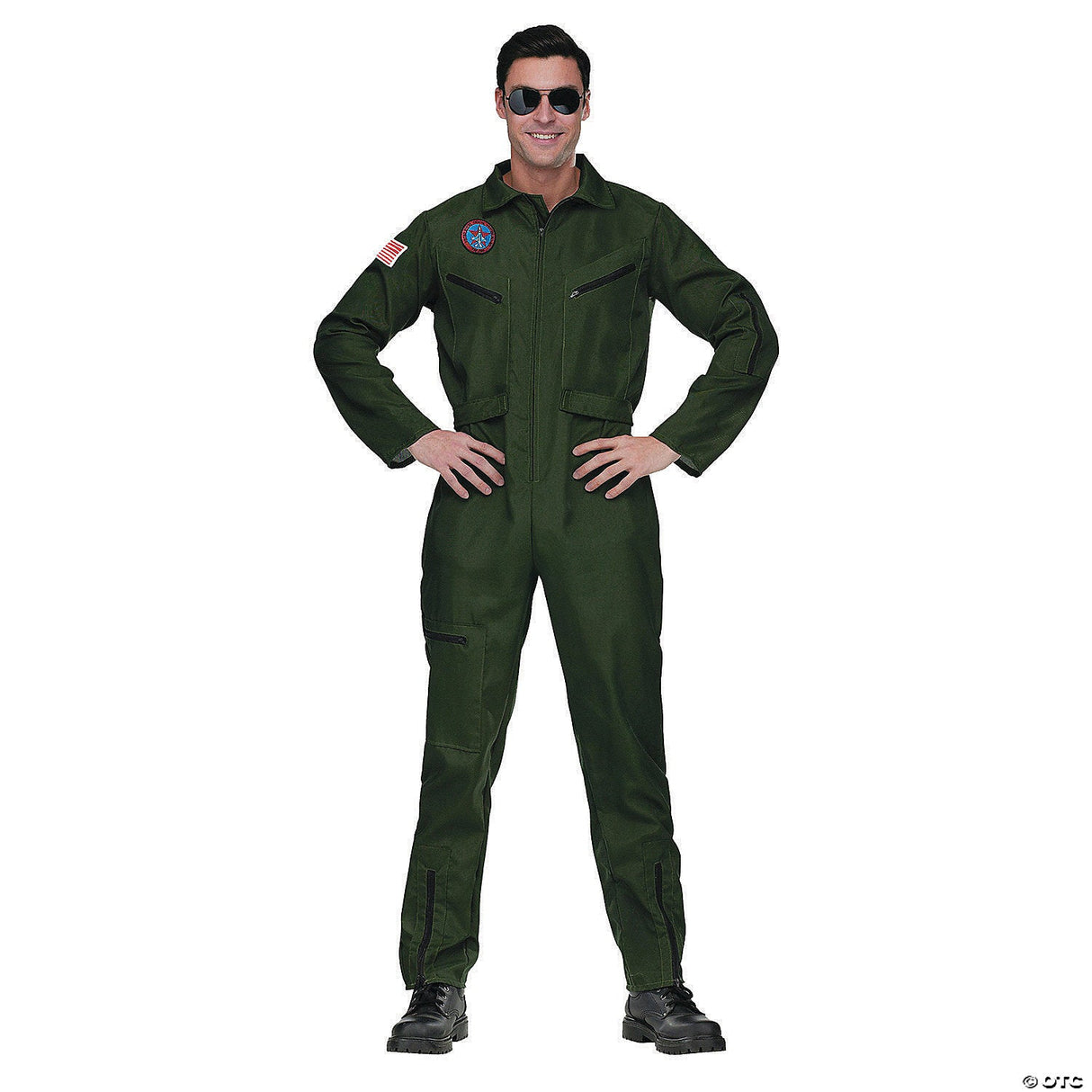 Men's Aviator Costume - Adult Halloween Costume Accessory Party Dress Up
