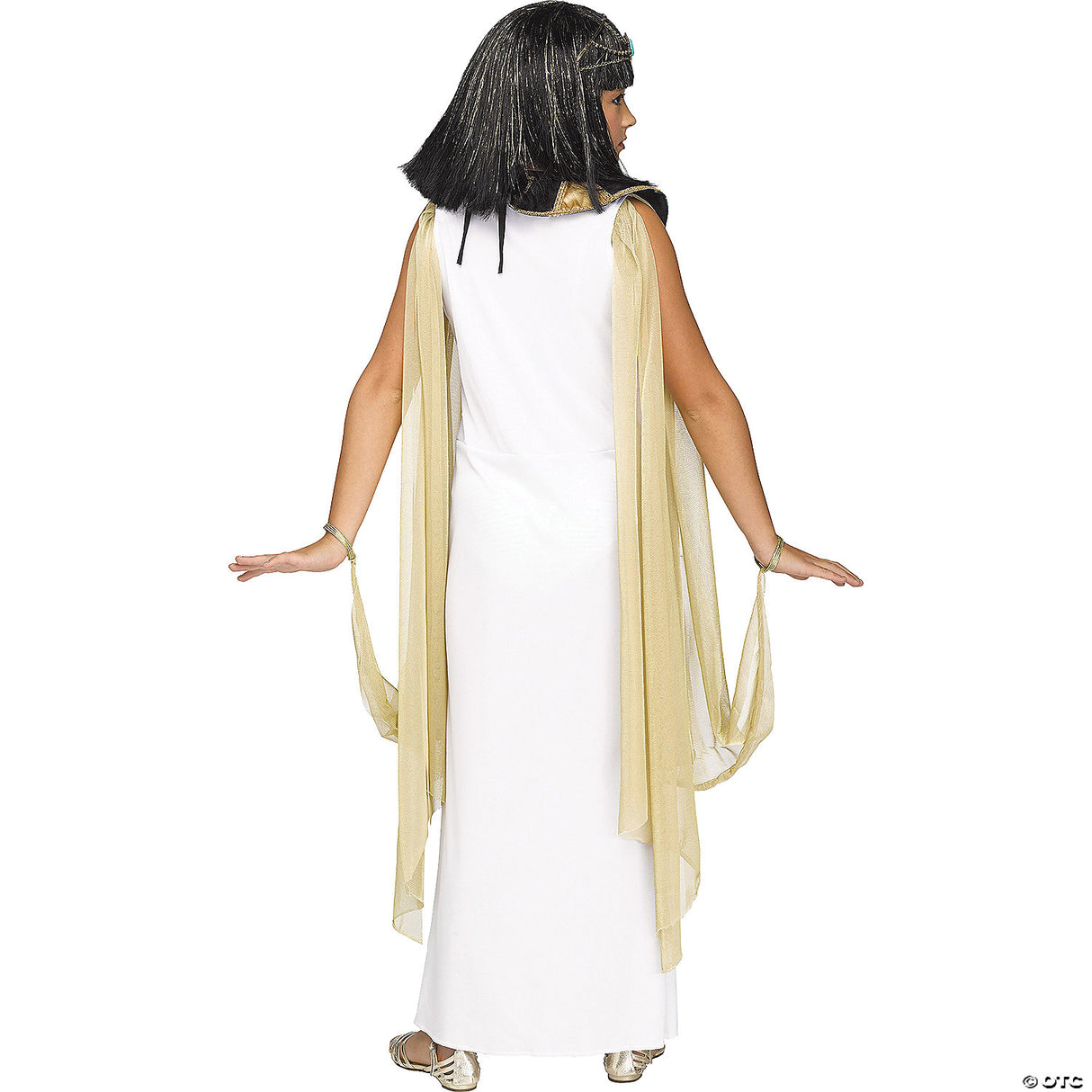 Girl's Cleopatra Costume Small – Kids Egyptian Halloween Cosplay Outfit