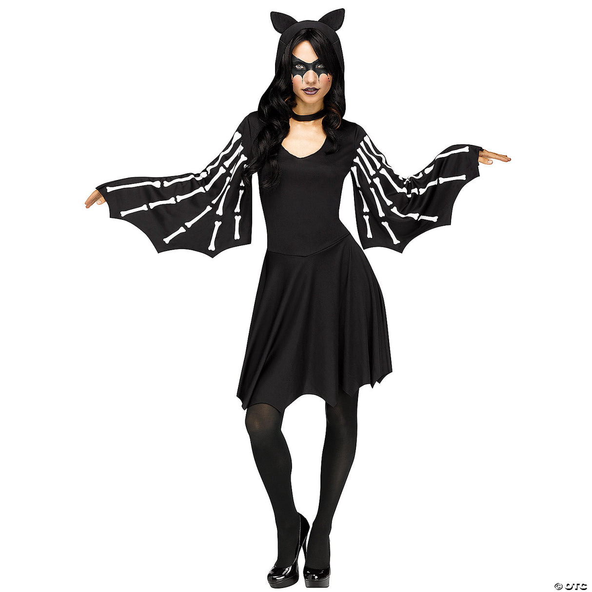 Adult Sexy Bat Costume – Halloween Cosplay Party Outfit for Women S/M