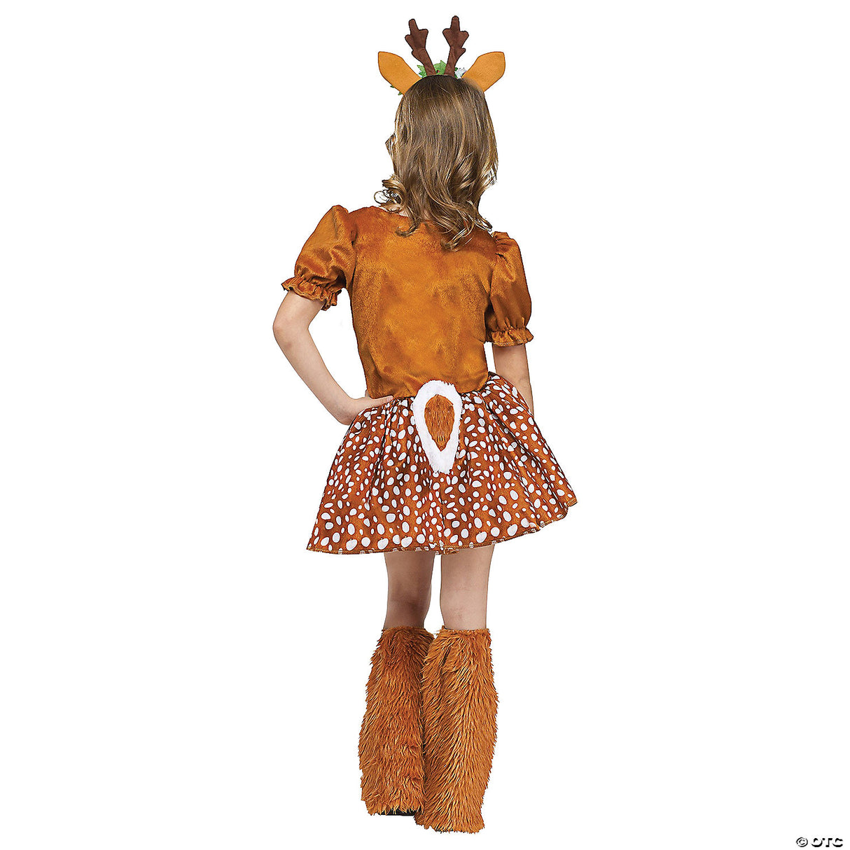 Girl's Oh Deer Costume Small – Cute Kids Halloween Cosplay Party Outfit
