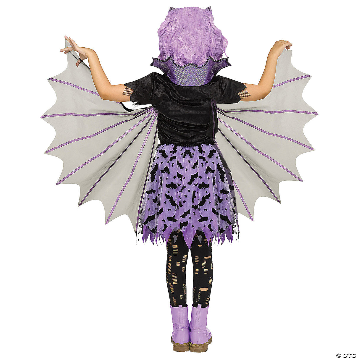 BATWING BEAUTY CH SM 4-6 - Girls Halloween Costume Cosplay Party Dress Up