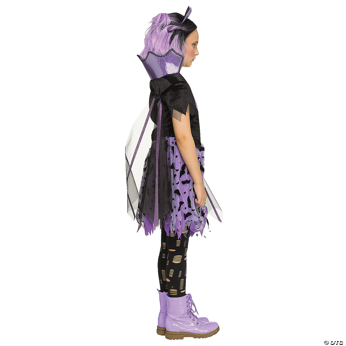 BATWING BEAUTY CH SM 4-6 - Girls Halloween Costume Cosplay Party Dress Up