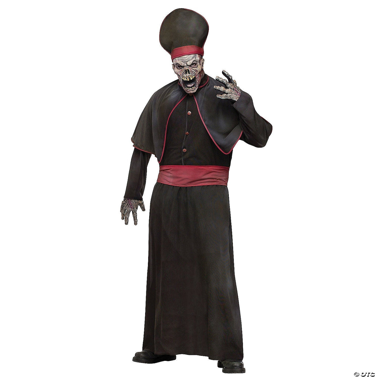 Men's Zombie Priest Costume - Adult Halloween Costume Accessory Party Dress Up