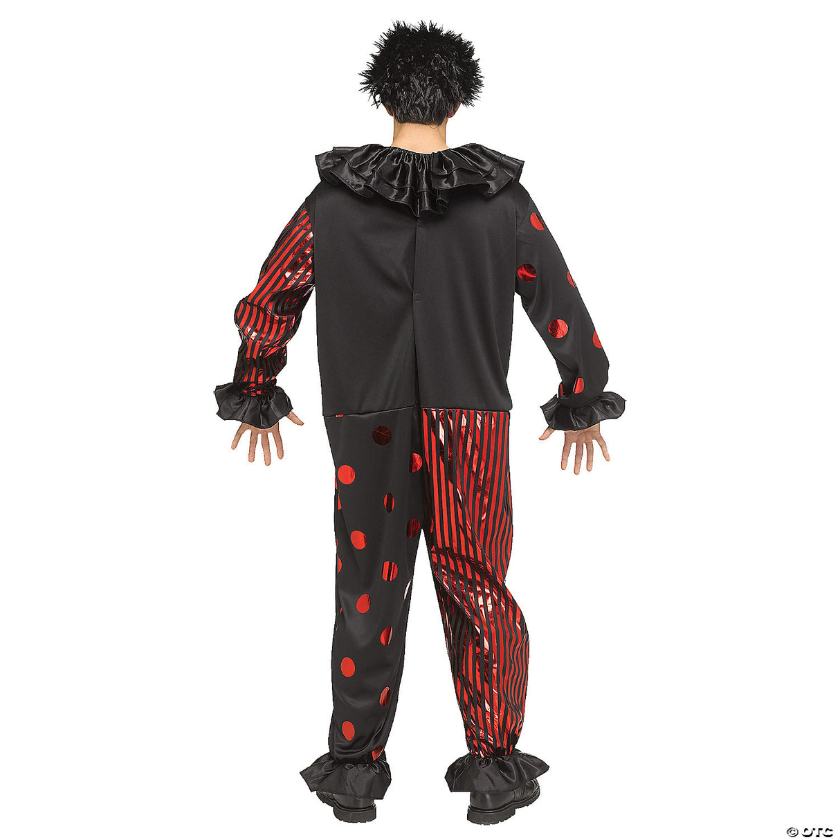 Adults Chrome Clown Costume – Scary Circus Halloween Cosplay Party Outfit