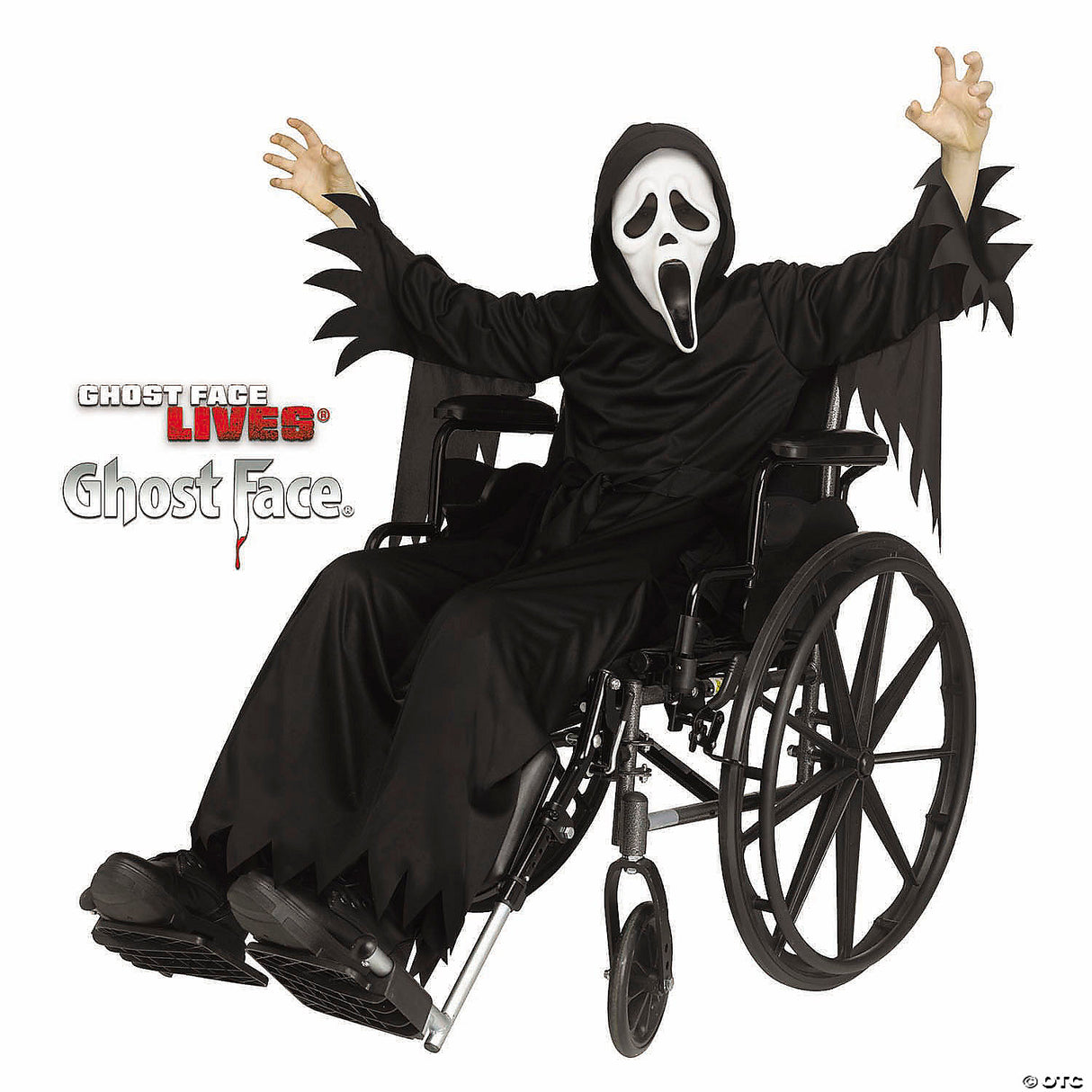 Chld Ghost Face Adaptive Med - Kid's Halloween Costume & Accessories